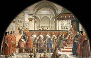 Domenico Ghirlandaio Confirmation of the Rule oil painting artist
